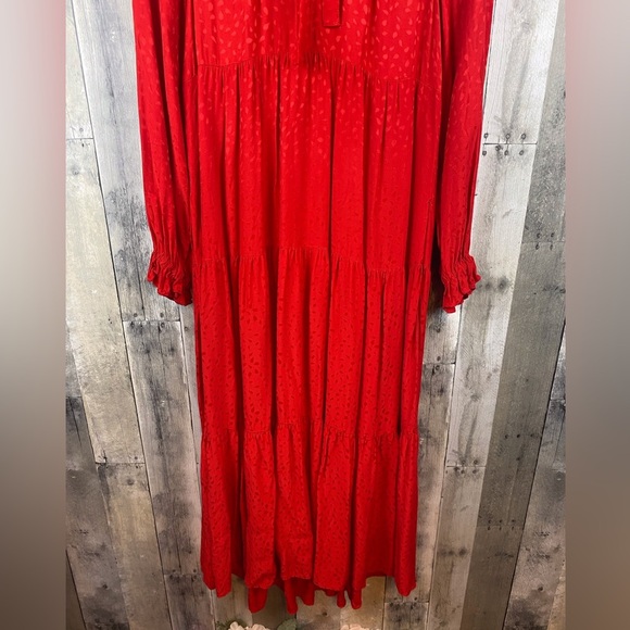 Anthropologie Maeve Wendy Dress in Bright Red Size Extra Small. - Picture 7 of 15
